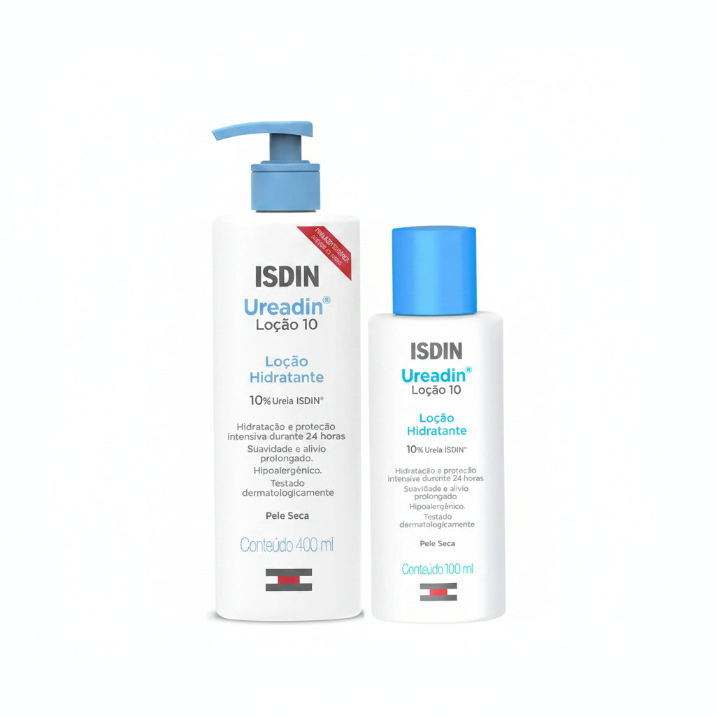 Kit Ureadin Hidratação: Loção Corporal 400ml + Gel de Banho Isdin 100ml 300ml